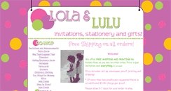 Desktop Screenshot of lolaandlulu.com